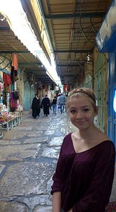 Anna in Muslim Quarter