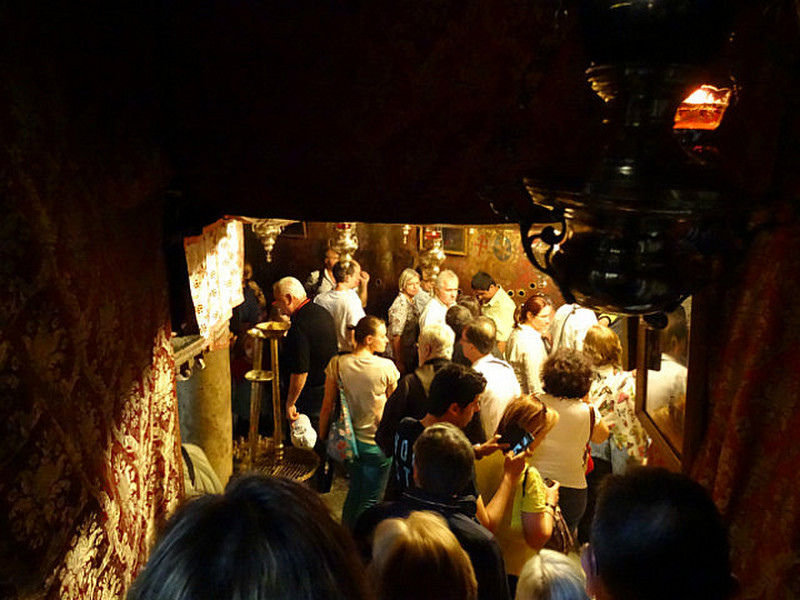Crowd Inside Underground Birthplace Chapel