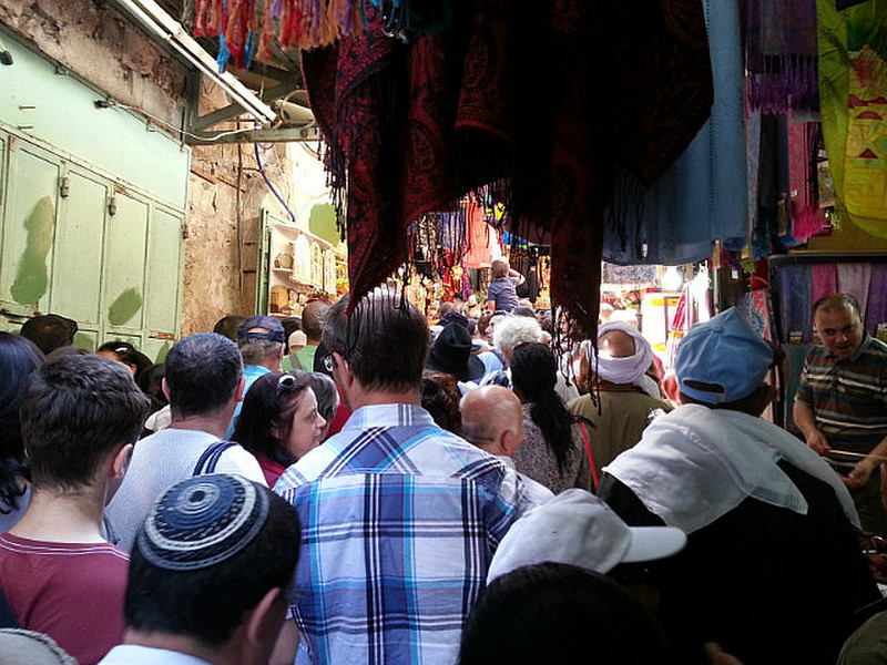 Typical Crowds Within the Old City on Good Friday