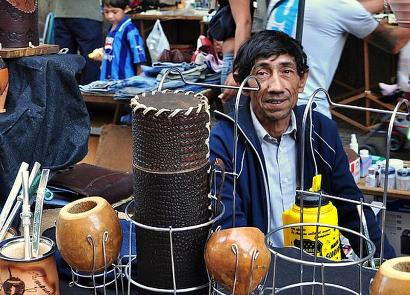 Seller of Mate Bowls and Bombillas
