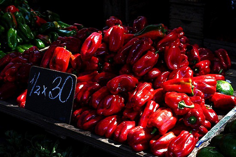Peppers at the Market