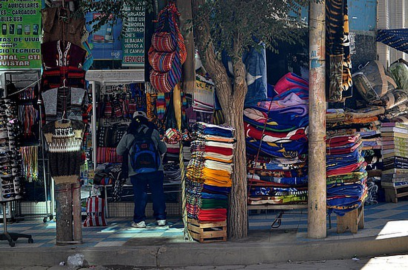 Colorful Bolivian shop
