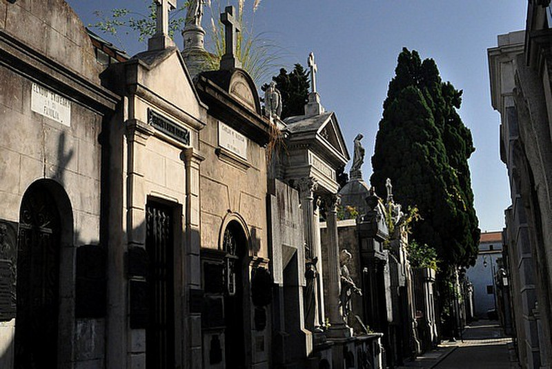 Walkways Through the Mausoleums 
