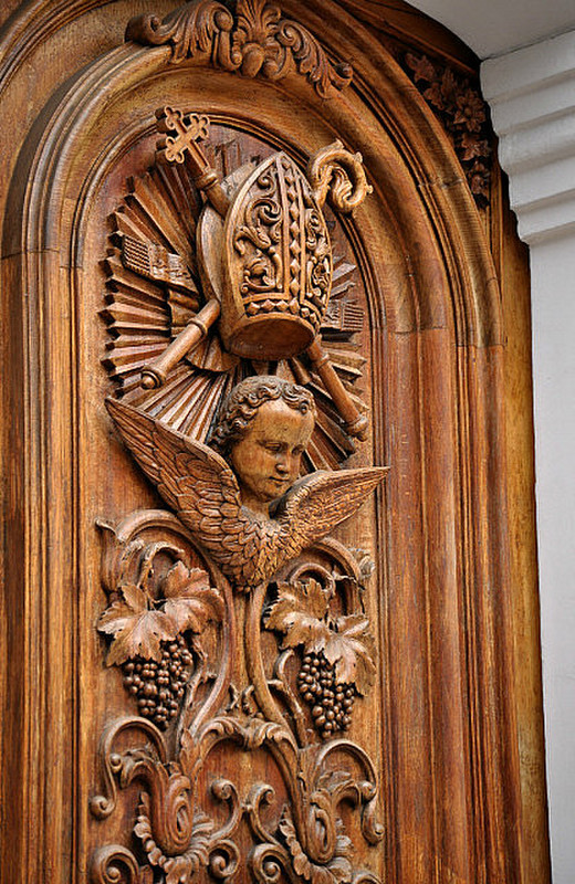 Ornamentation on church door