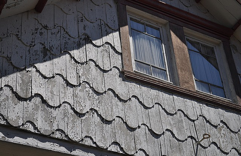Wooden shingles of Ancud