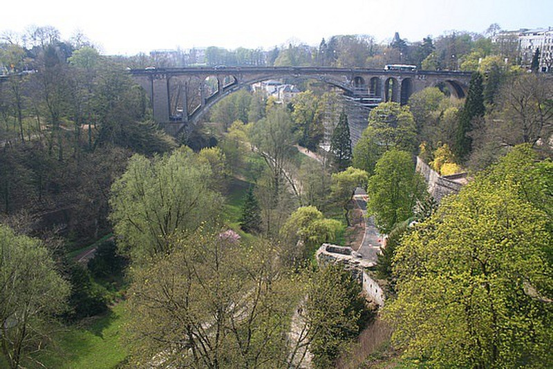 The gorge at Luxembourg