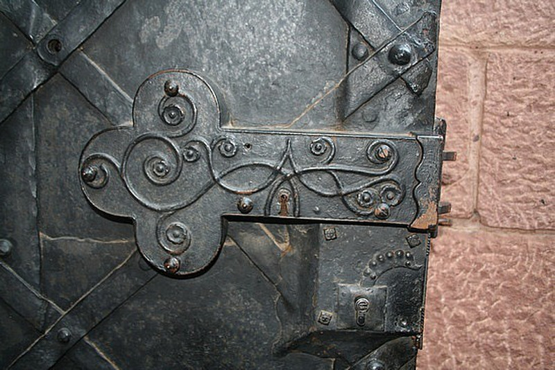 Detail on a door
