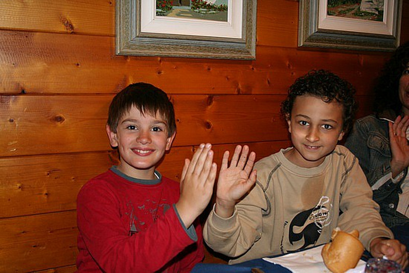 High Five! Tom and Daniel