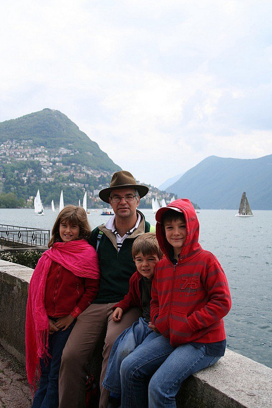 On the lake at Lugano