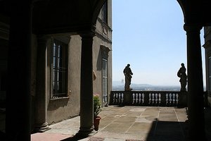 View from a villa in Bergamot