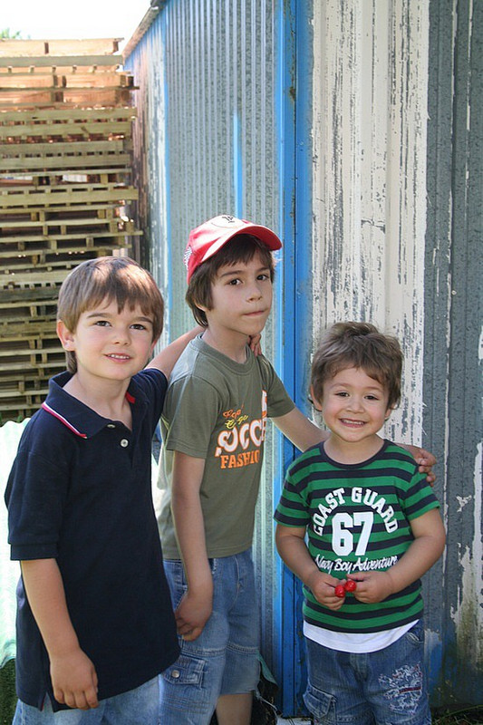 Matthew, with Marco and Pietro