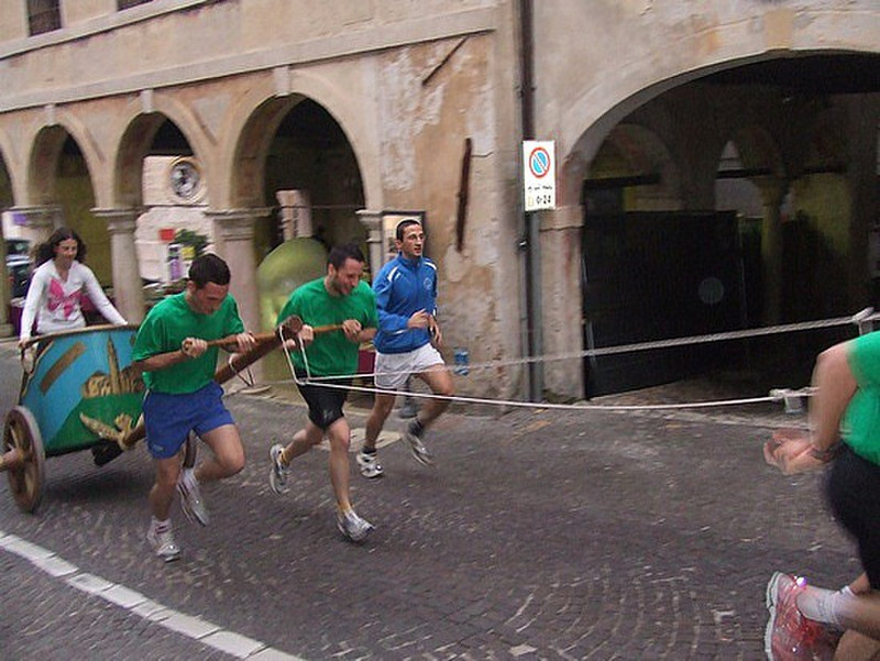 The runners for the Palio