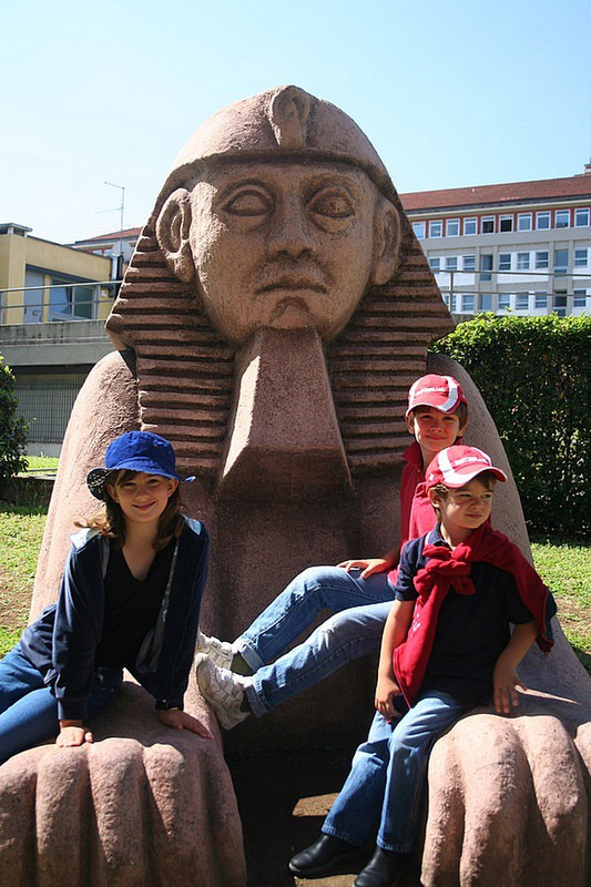 The Sphinx in the Verona carpark (from Aida?0