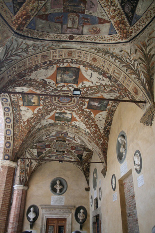 In a palazzo in Siena