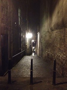 Alley ways all lit up