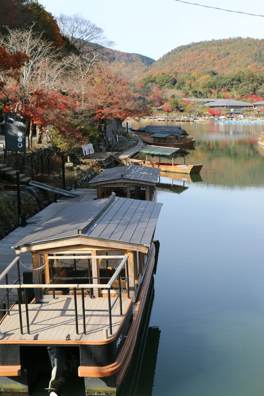 On the river at Arashiyama 