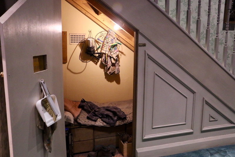 The cupboard under the stairs