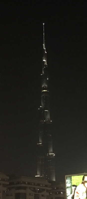 Pre fireworks Burj Khalifa