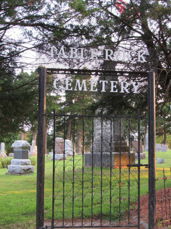 Table Rock Cemetery Gate