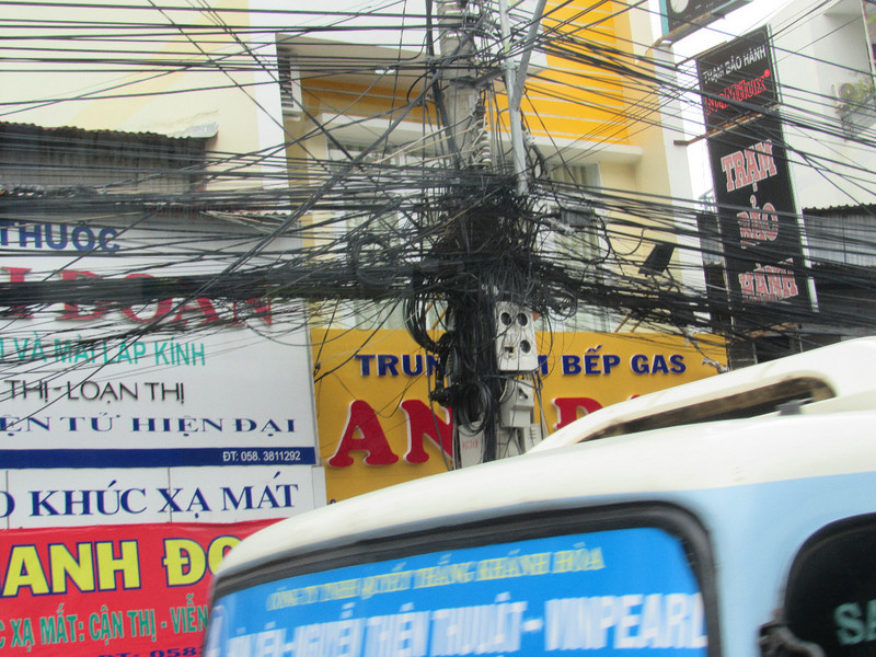 Look at the Electrical Wires