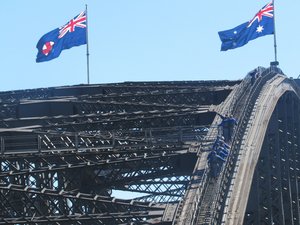 Bridge and Flag