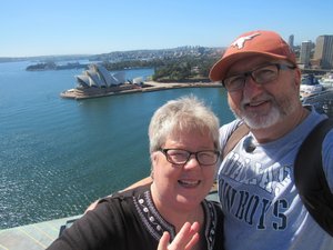 Selfie on the Pylon Sydney Bridge