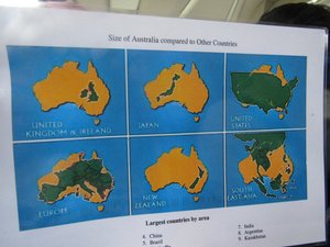 Australia and comparison of size