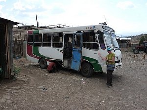 Our bus from Lalibela