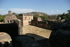 View from 2nd floor of castle.