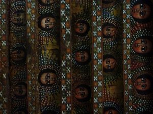 Debre Birhan Selassie Church famous ceiling