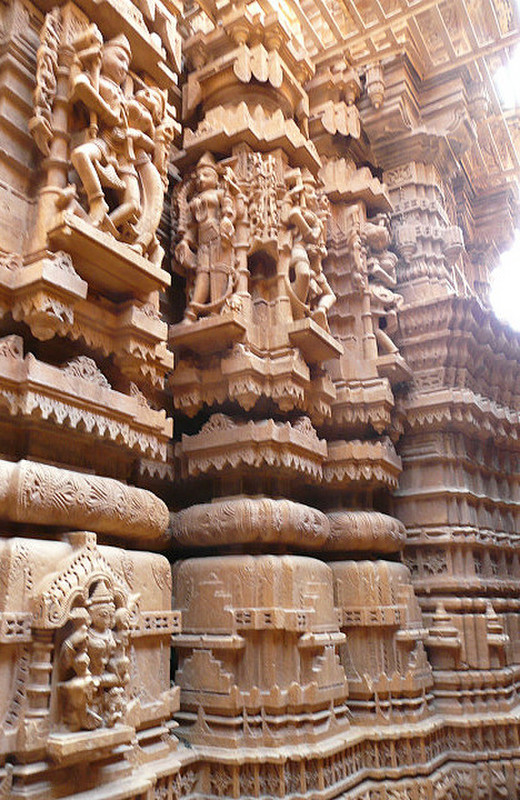 Jain temple - interior carving