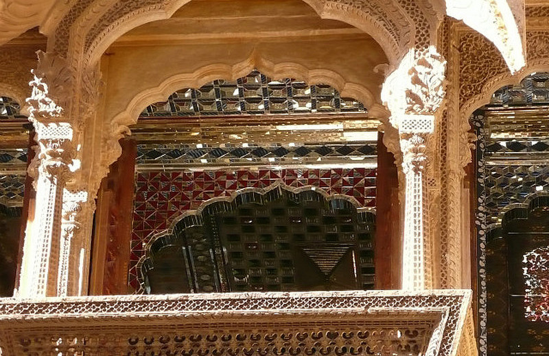 One of the floors of an ancient haveli