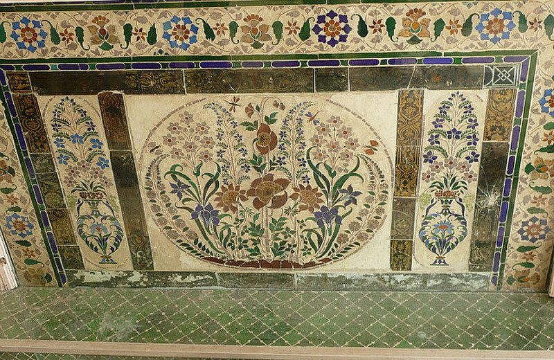 Mosaics are everywhere throughout the palace