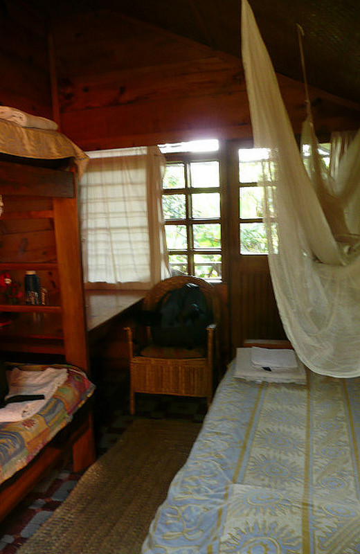 The cabin inside