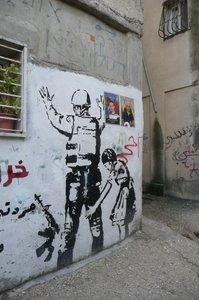 Graffiti in the Refugee Camp