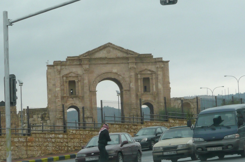 Main gate into Jerash