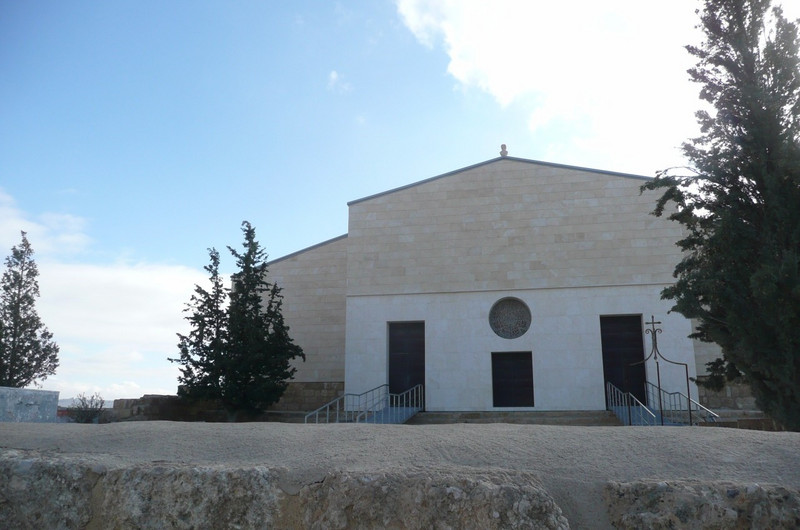 The new church at Mt.Nebo