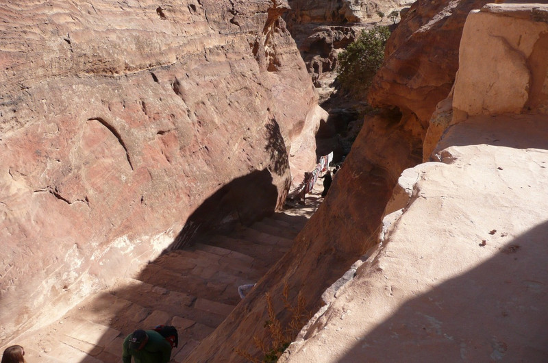 The &#39;side walk&#39; up to the Monastery