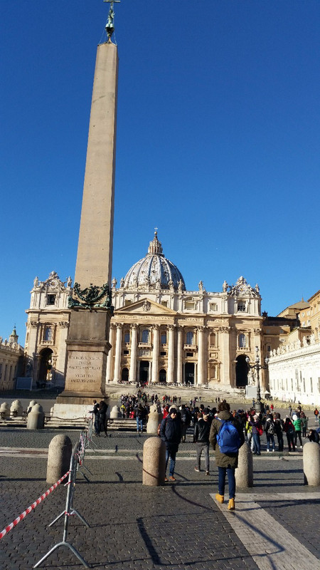 The obelisk at St. Peters Square