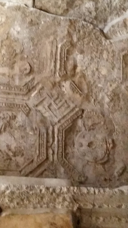 Carved wall