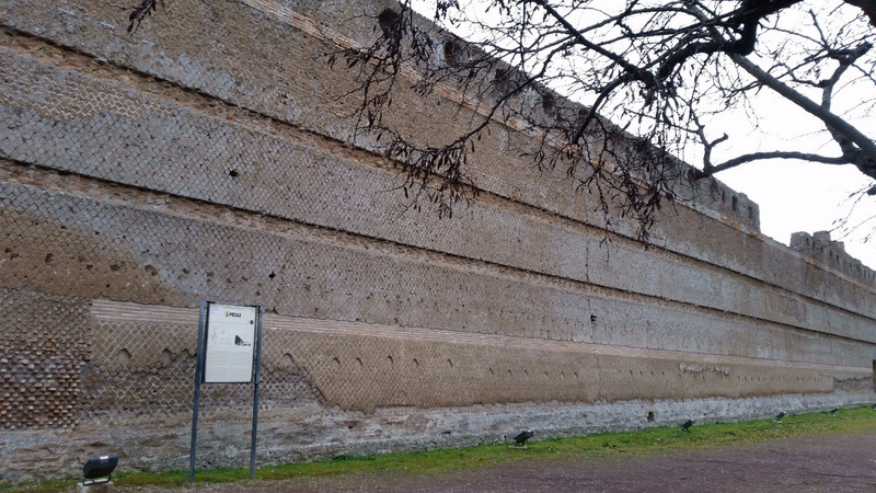 Wall that surrounded the Villa