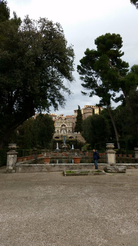 View of Villa from lower gardens