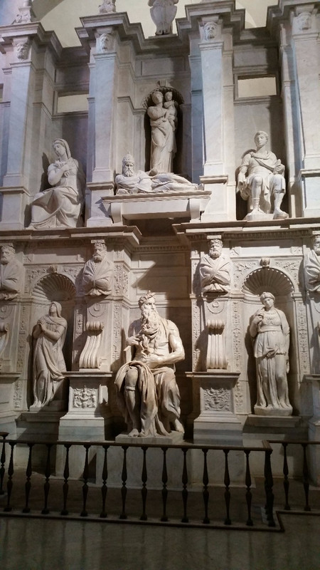 St. Peter in Chains - Moses, Michelangelo