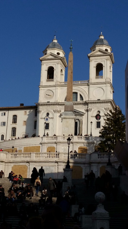 Top of  the Spanish Steps