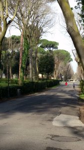 The park at the Borghese