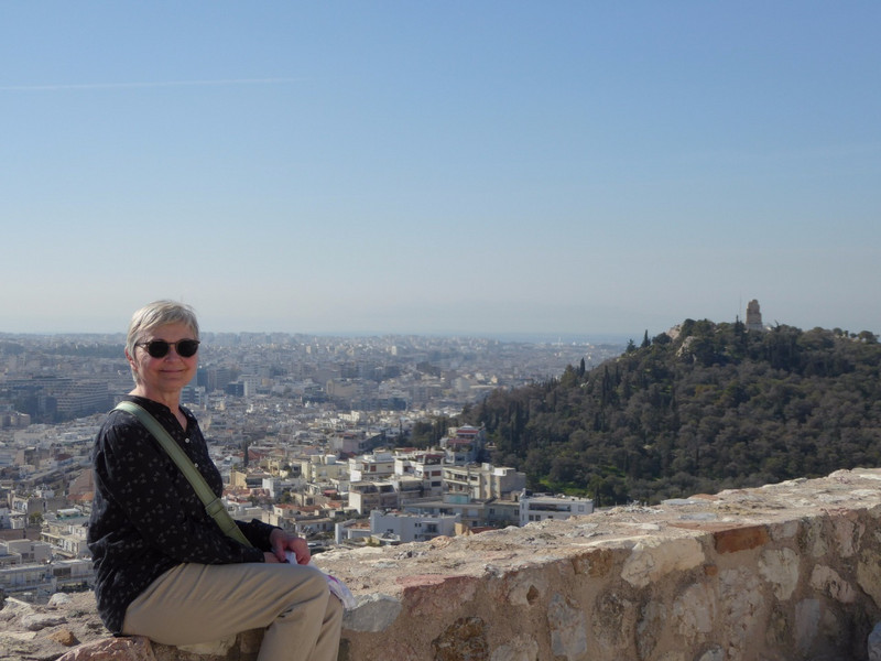 Posing at the Acropolis