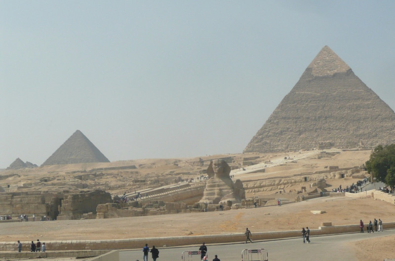 Another view of the three largest pyramids