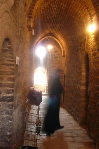 Inside the tower area