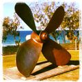 Propeller of the &quot;Cherry Venture&quot; shipwreck (1973)