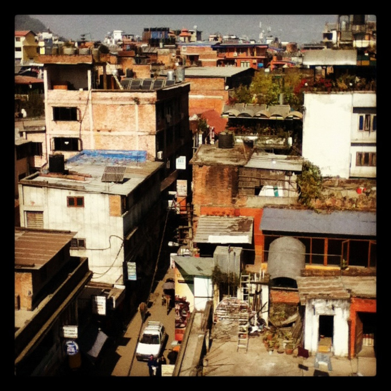 The streets of Kathmandu 
